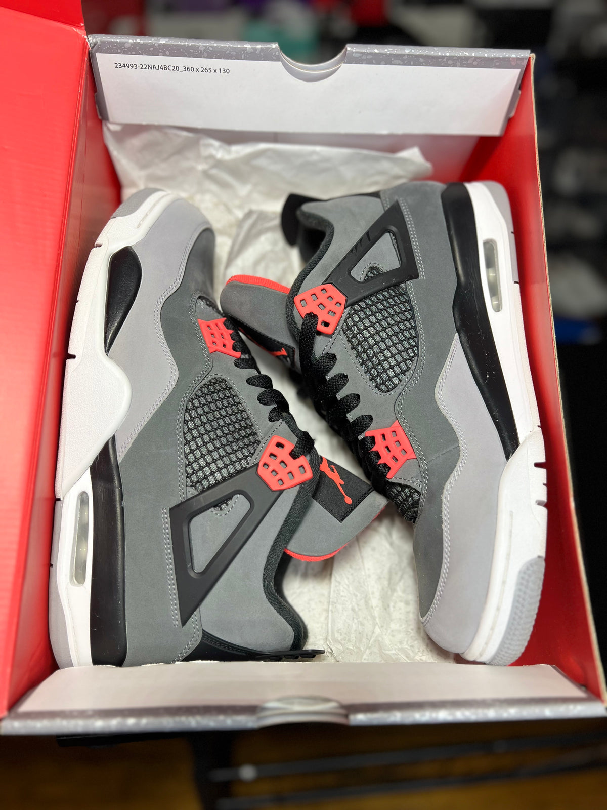 Air Jordan 4 Retro “Infrared” (11.5M) *Pre-Loved*