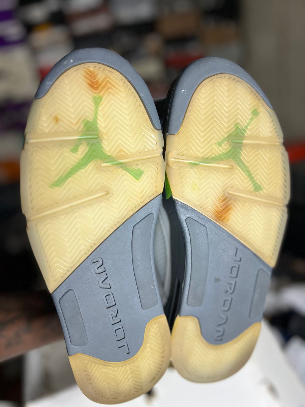Air Jordan 5 Retro (9M) "Green Bean" OG All *Pre-loved*