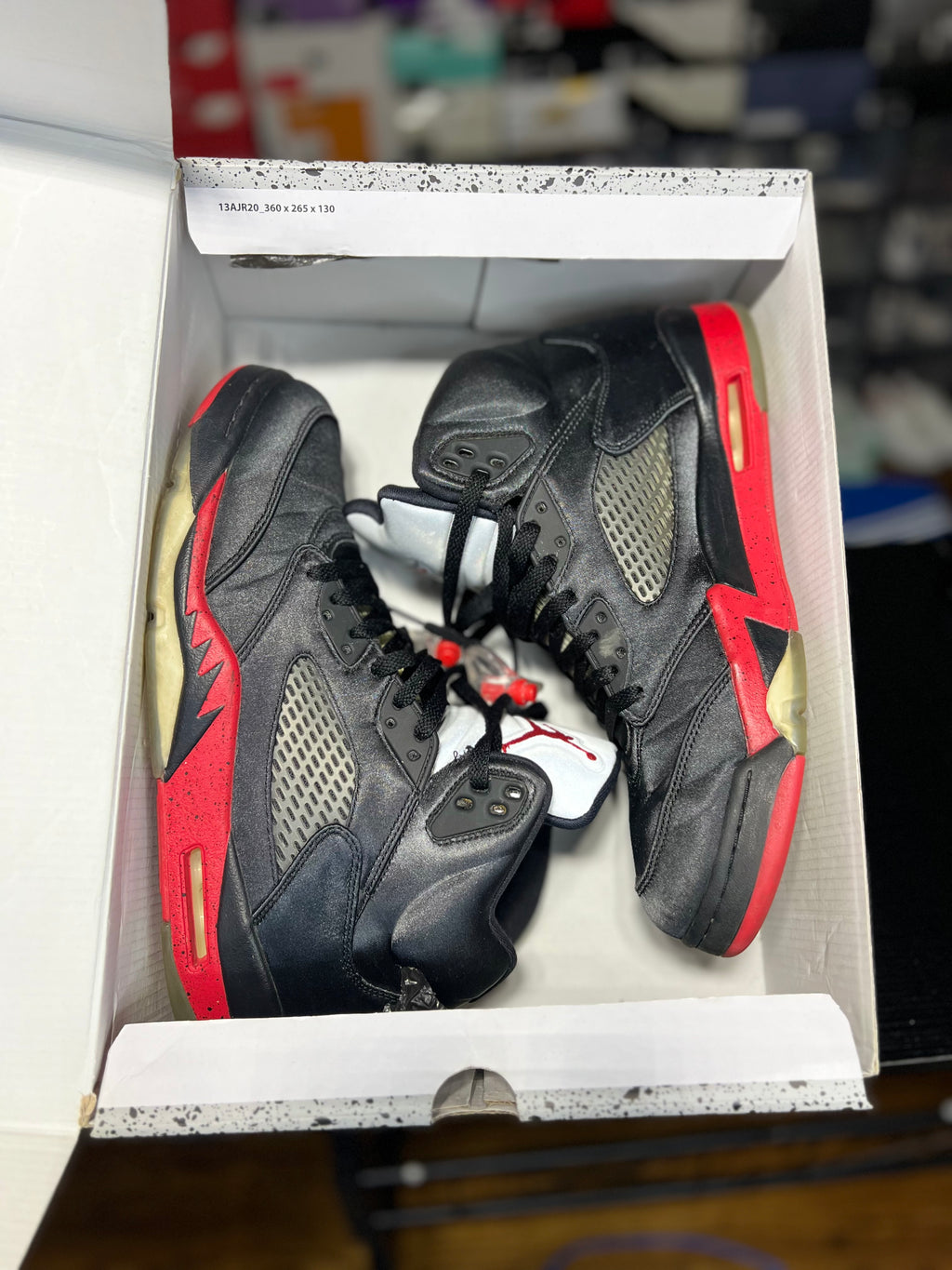 Air Jordan 5 Retro “Satin Bred” (11M) *Pre-Loved*