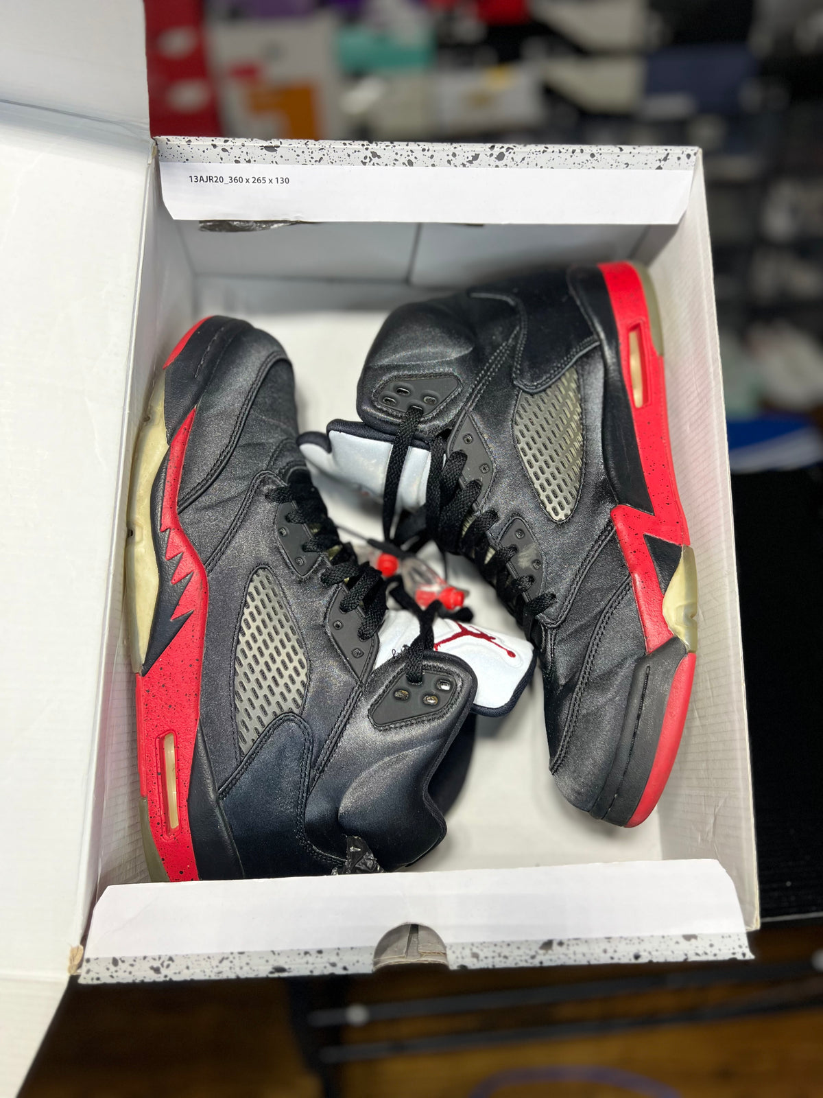 Air Jordan 5 Retro “Satin Bred” (11M) *Pre-Loved*