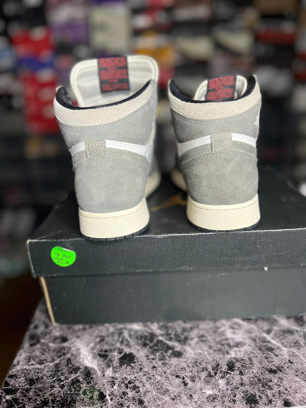 Air Jordan 1 Retro High OG “Washed Black” (GS-7Y) *Pre-Loved*