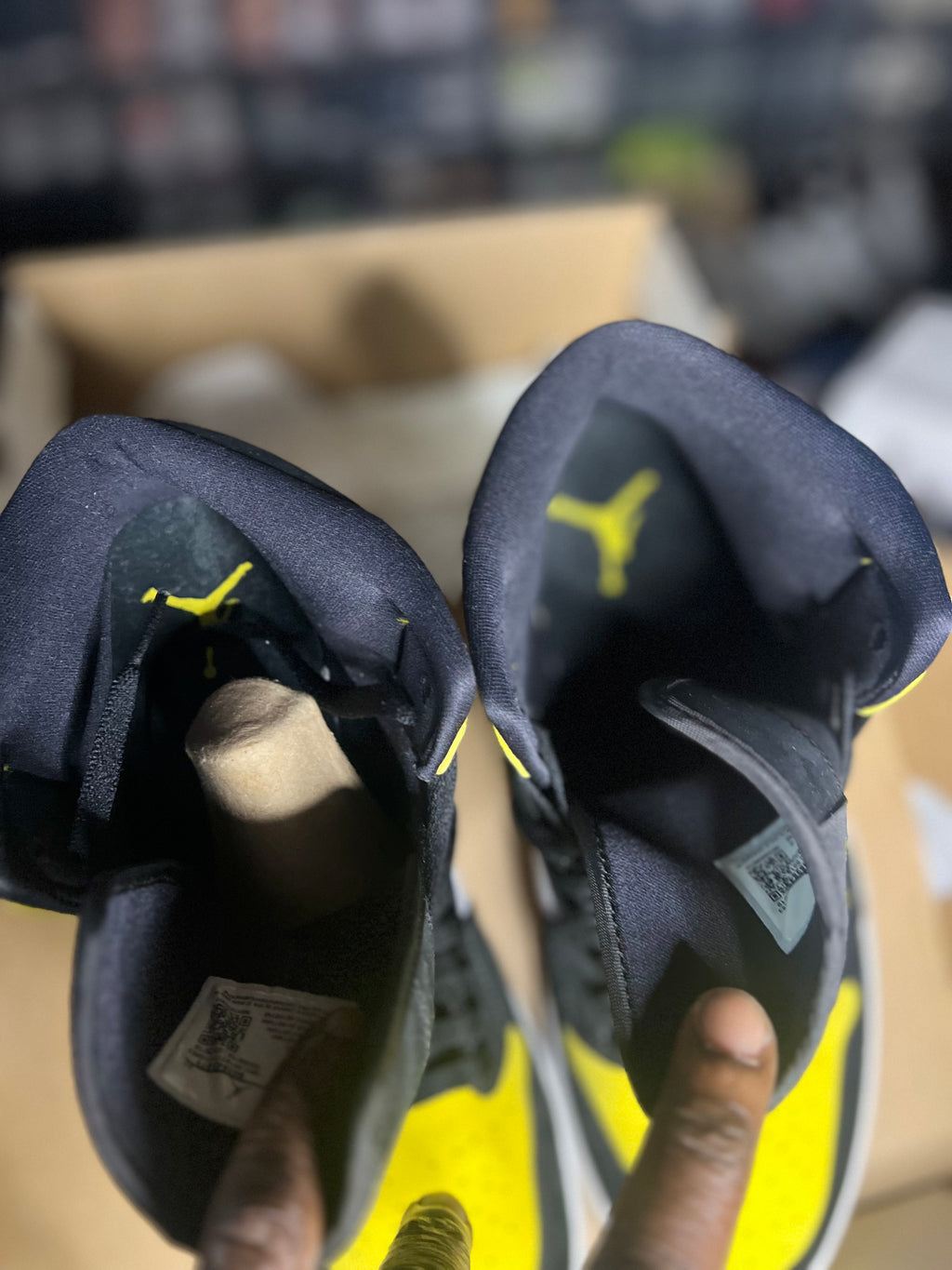Air Jordan 1 “Yellow Black Toe” (10.5M) *Pre-Loved*