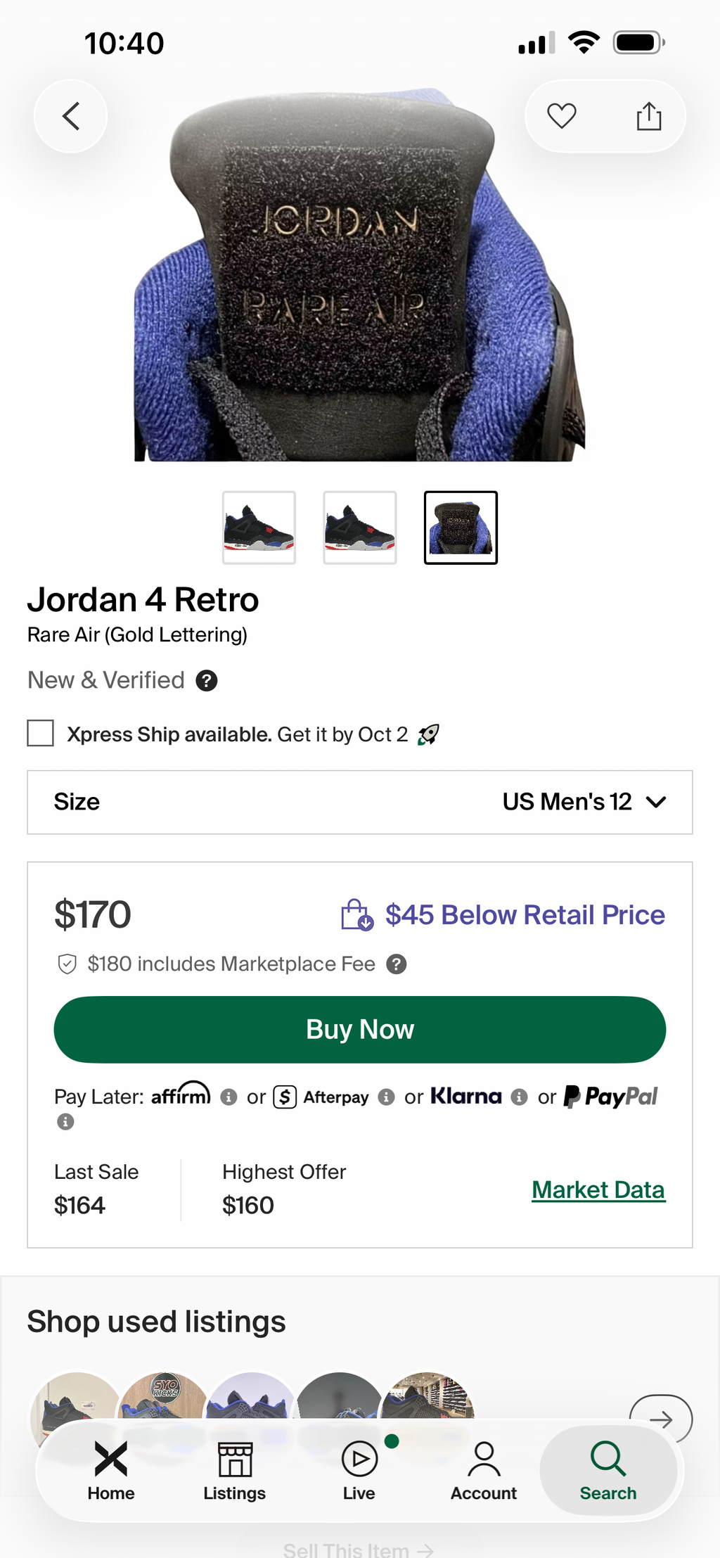 Air Jordan 4 “Rare Air”