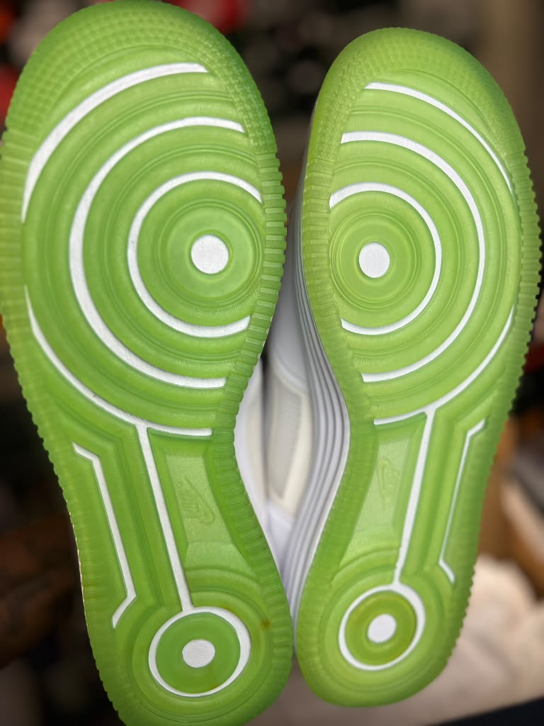 Nike Lunar Force 1 FUSE QS "Easter Green Sole" (Style Code: 614491-100C) *NEW*