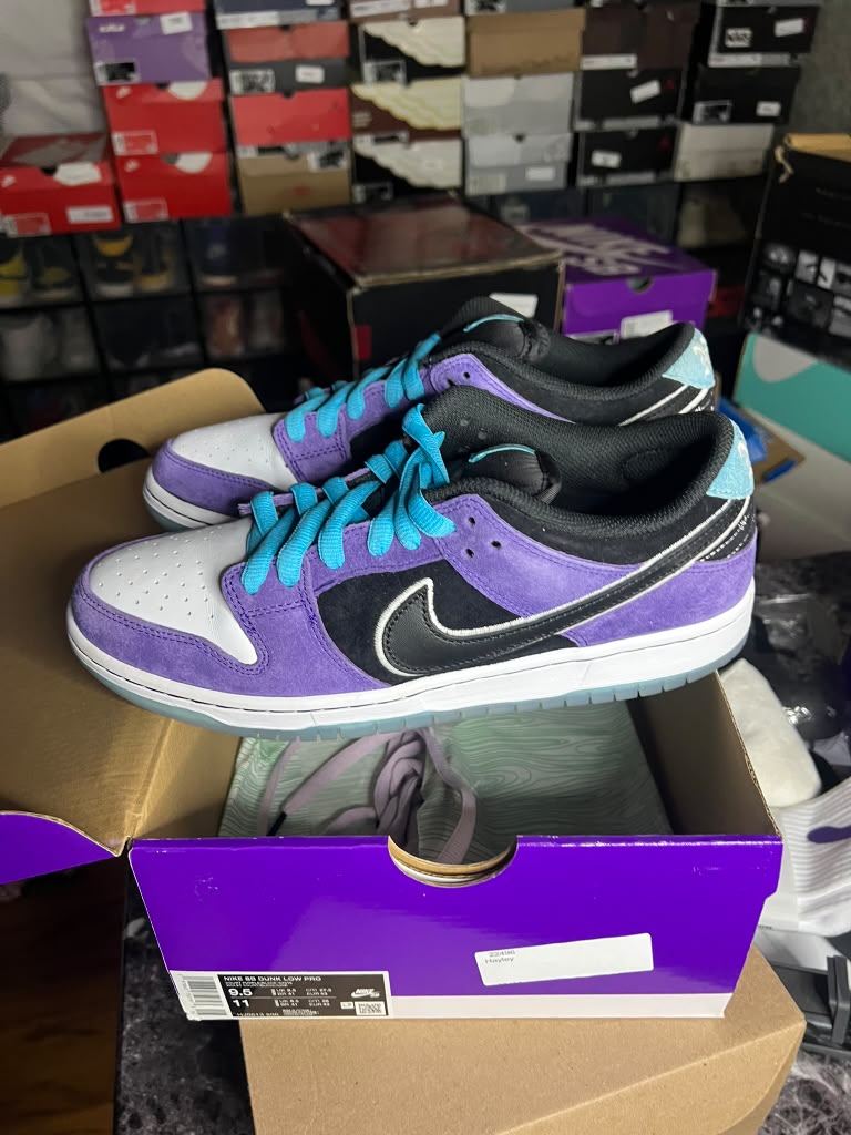 Nike SB Dunk Low Pro x Hayley Wilson "Court Purple" (Style Code: HJ0513-500) *PRE-LOVED*