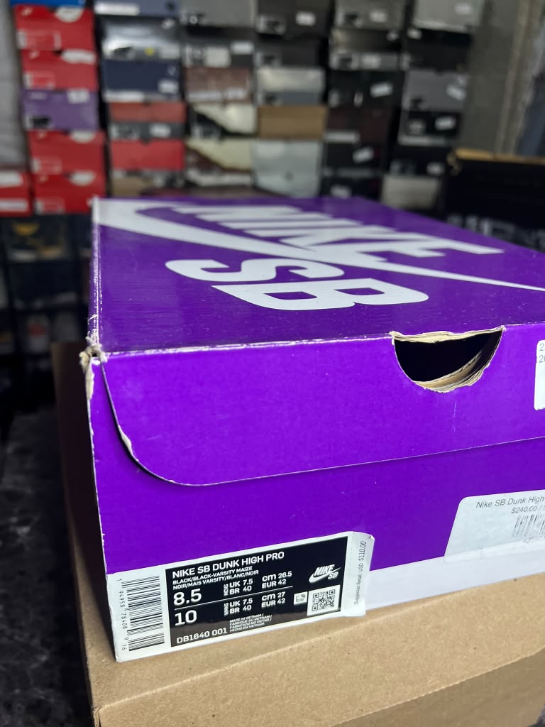 Nike SB Dunk High Pro "Reverse Goldenrod" (Style Code: DB1640-001) *NEW*