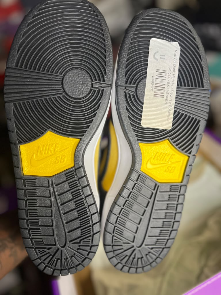 Nike SB Dunk High Pro "Reverse Goldenrod" (Style Code: DB1640-001) *NEW*