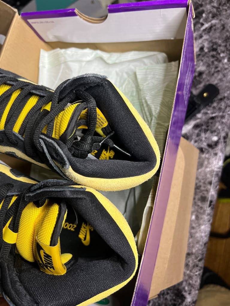 Nike SB Dunk High Pro "Reverse Goldenrod" (Style Code: DB1640-001) *NEW*