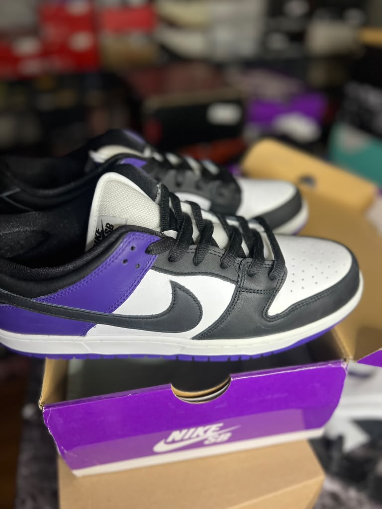 Nike SB Dunk Low Pro "Court Purple" (Style Code: BQ6817-500) *NEW*