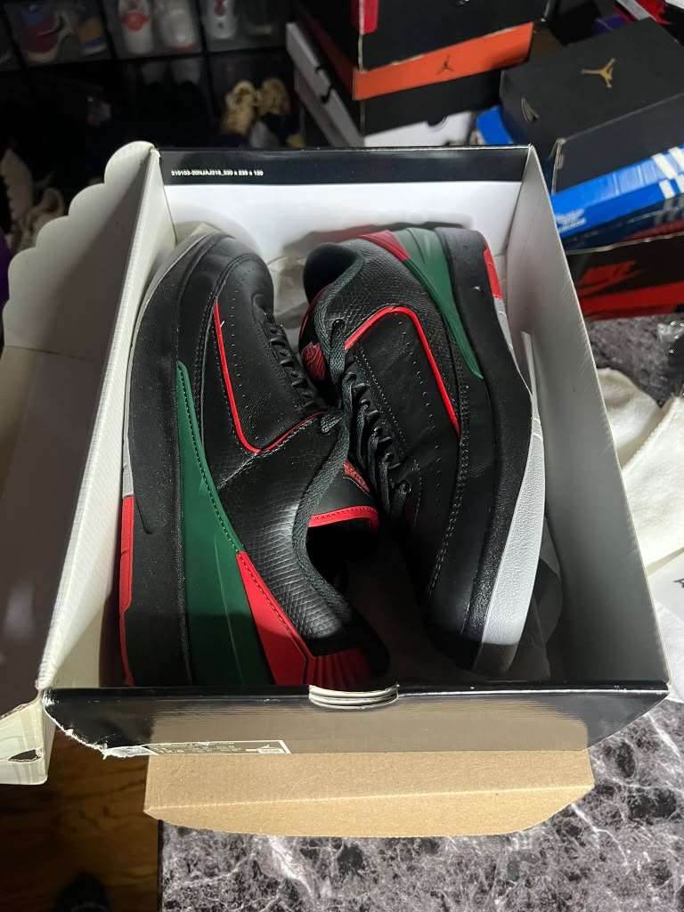 Air Jordan 2 Retro Low "Origins / Christmas" (Style Code: DV9956-006) *PRE-LOVED*