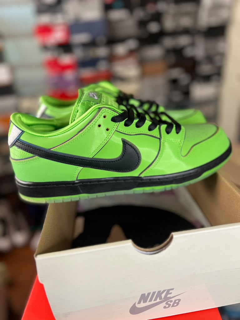 The Powerpuff Girls x Nike Dunk Low Pro SB QS "Buttercup" (Style Code: FZ8319-300) *NEW*