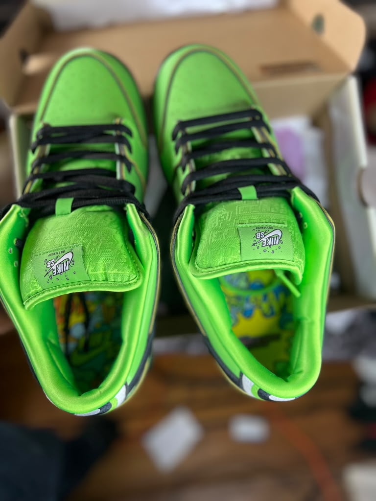 The Powerpuff Girls x Nike Dunk Low Pro SB QS "Buttercup" (Style Code: FZ8319-300) *NEW*