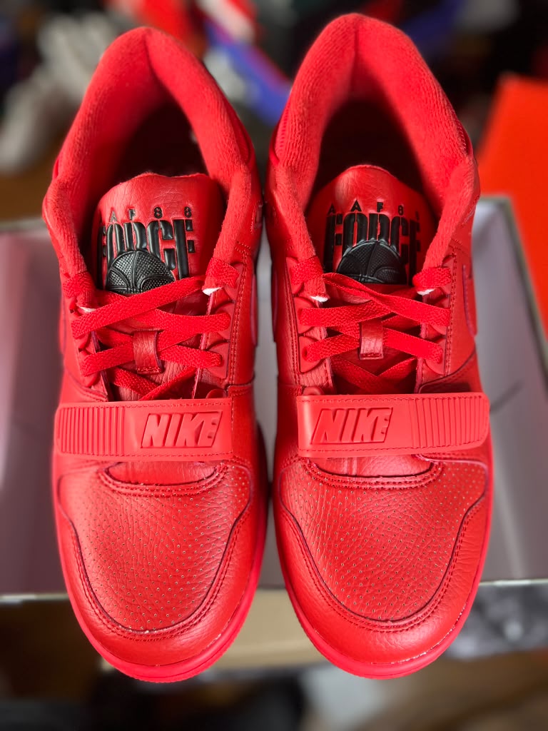 Billie Eilish x Nike Air Alpha Force 88 SP "Triple Red / Fire Red" (Style Code: DZ6763-600) *NEW*