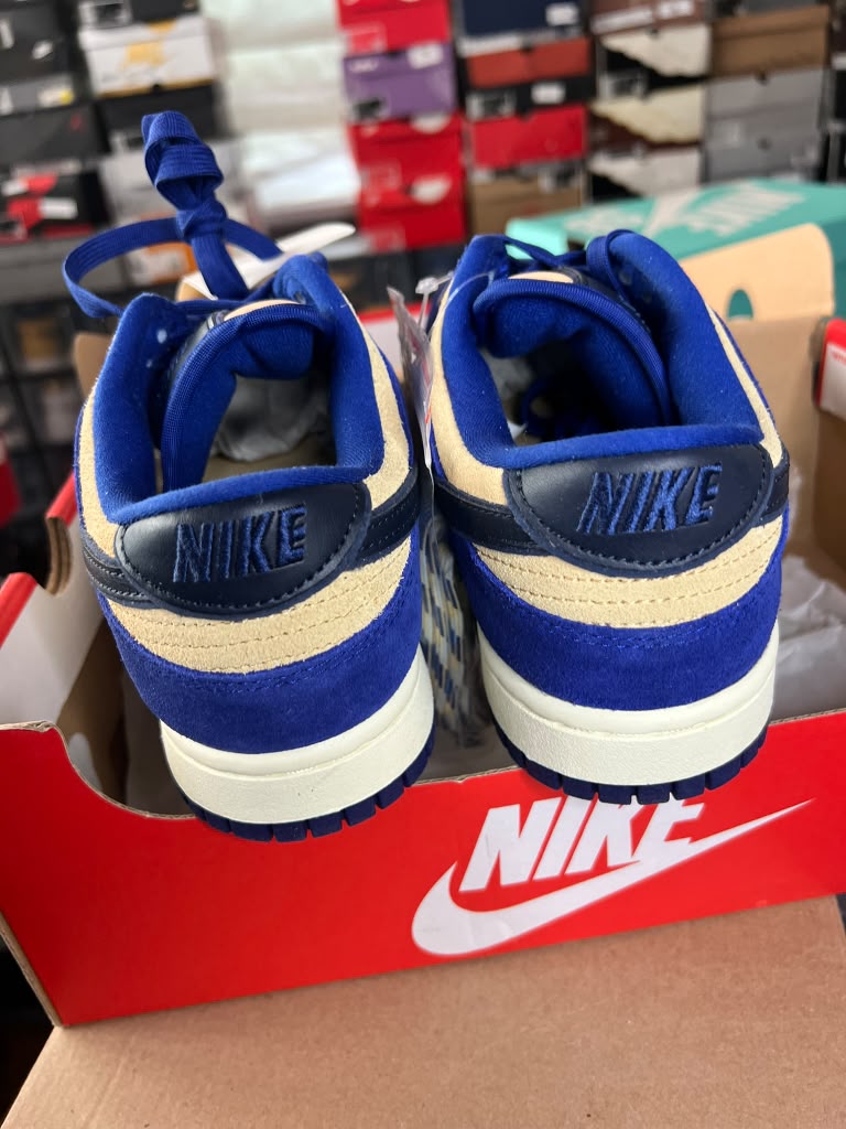 Nike Dunk Low LX "Blue Suede / Gold Suede" (Style Code: DV7411-400) *NEW*