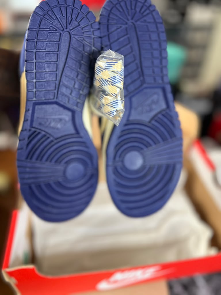 Nike Dunk Low LX "Blue Suede / Gold Suede" (Style Code: DV7411-400) *NEW*