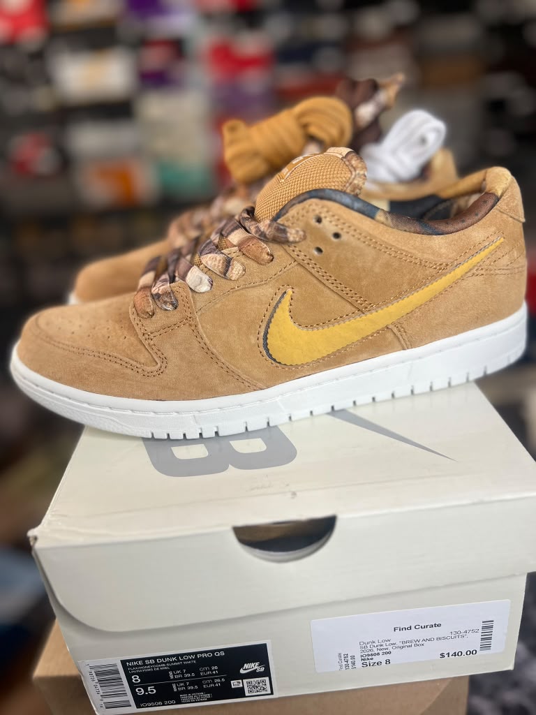 NOTE Skateshop x Nike SB Dunk Low Pro QS "Brew &amp; Biscuits" (Style Code: IO9508-200) *NEW*