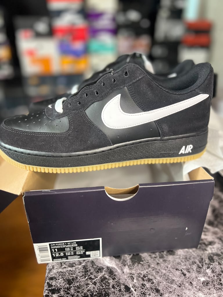 Nike Air Force 1 '07 LV8 "Black Gum" (Style Code: IB6388-001) *NEW*