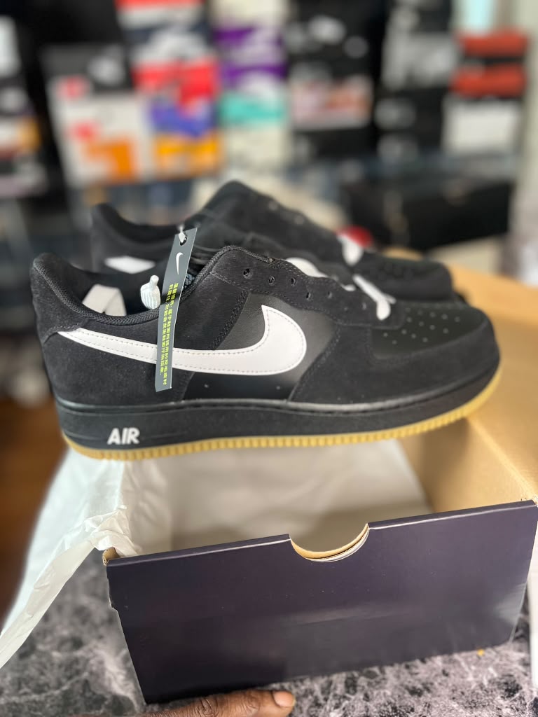 Nike Air Force 1 '07 LV8 "Black Gum" (Style Code: IB6388-001) *NEW*