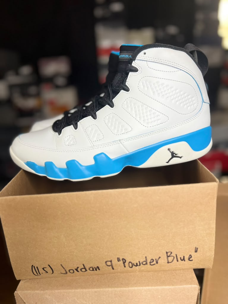 Air Jordan 9 Retro "Powder Blue" (Style Code: FQ8992-101) *NEW*