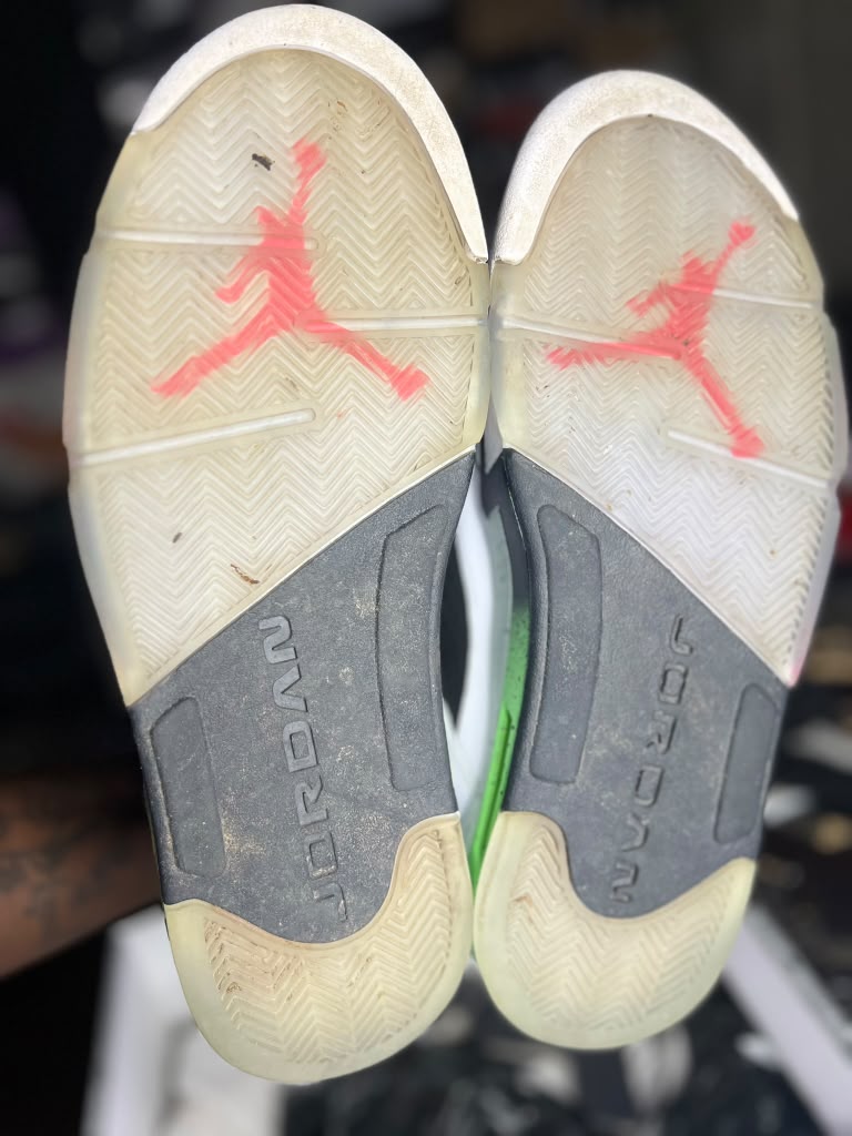 Air Jordan 5 Retro "Pro Stars / Poison Green" (Style Code: 136027-115) *PRE-LOVED*