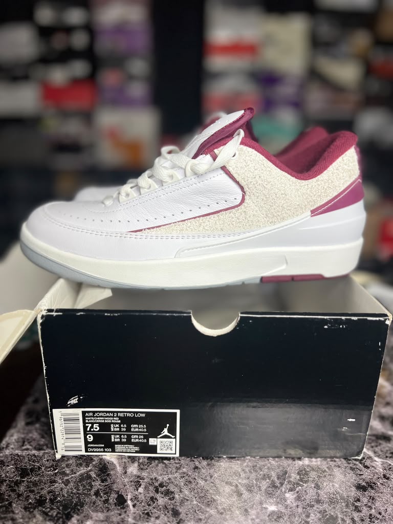 Air Jordan 2 Retro Low "Cherrywood" (Style Code: DV9956-103) *NEW*