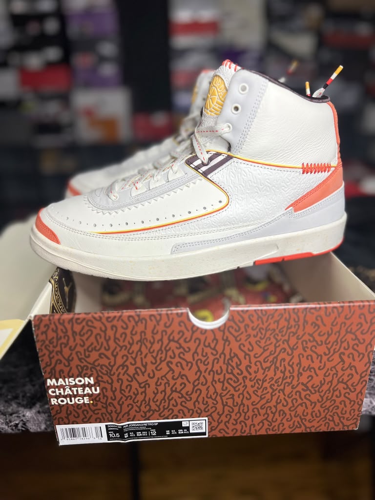 Air Jordan 2 Retro SP x Maison Château Rouge "United Youth International" (Style Code: DO5254-180) *PRE-LOVED*