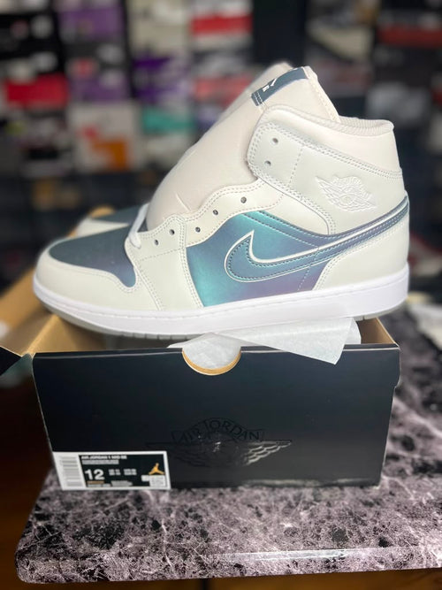 Air Jordan 1 Mid SE "Phantom Iridescent" (Style Code: IH4107-030) *NEW*