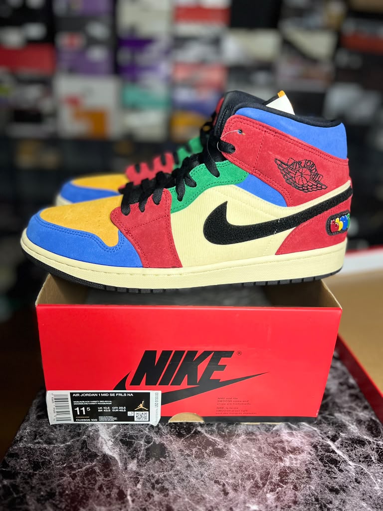 Blue The Great x Air Jordan 1 Mid SE "Fearless" (Style Code: CU2805-100) *NEW*
