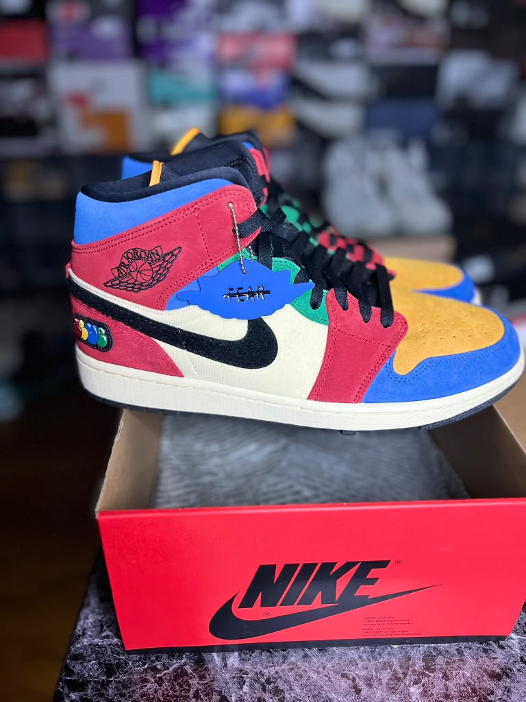 Blue The Great x Air Jordan 1 Mid SE "Fearless" (Style Code: CU2805-100) *NEW*