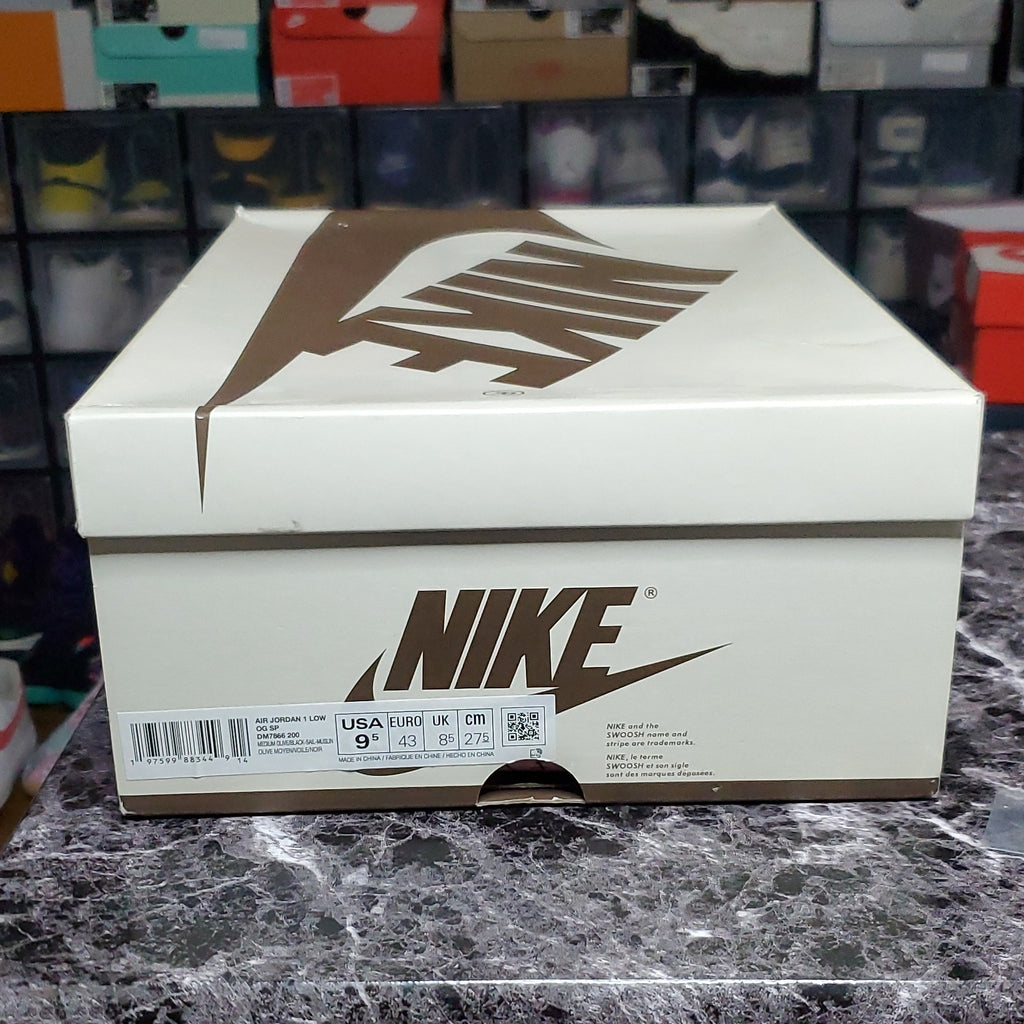 Jordan 1 Low OG SP "Travis Scott" Olive 9.5M