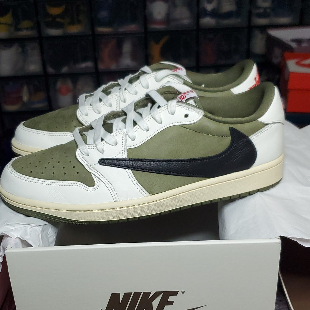 Jordan 1 Low OG SP "Travis Scott" Olive 9.5M