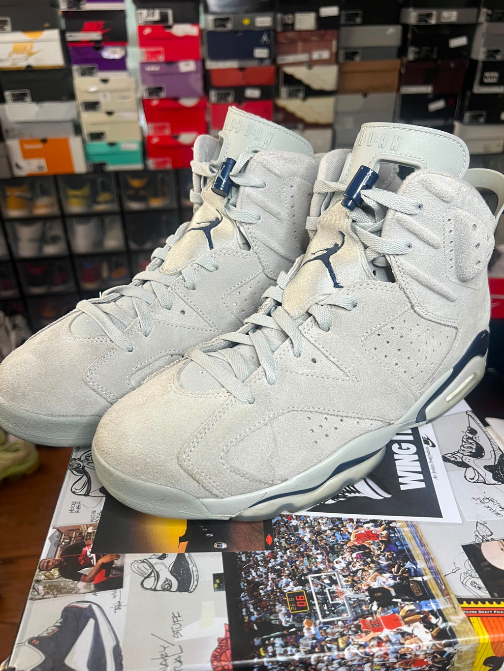 The Air Jordan 6 Retro "Georgetown" (Style Code: CT8529-012)