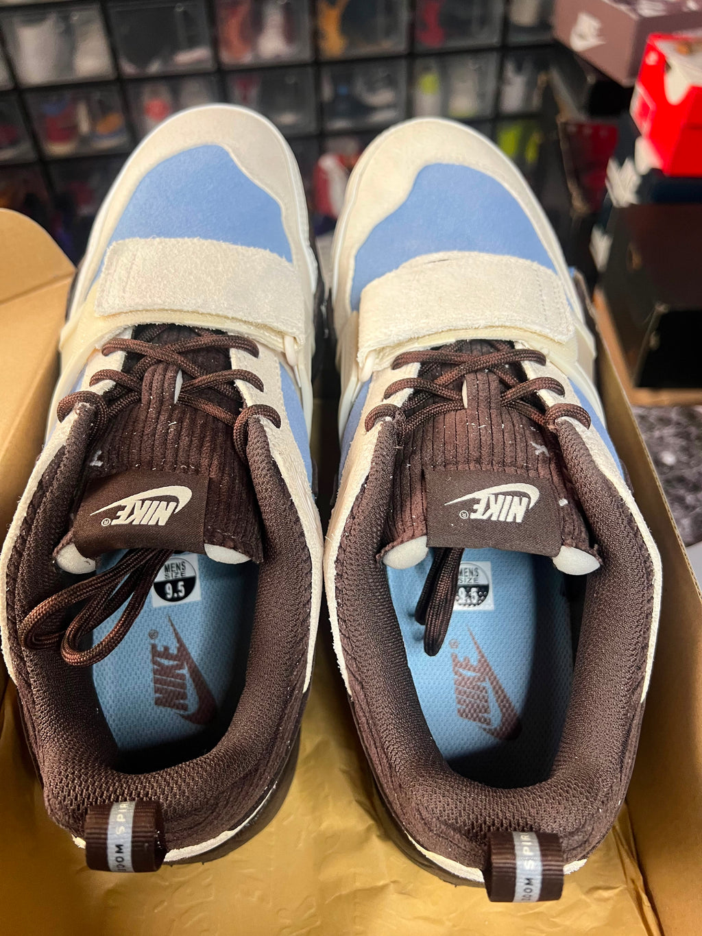 The Travis Scott x Nike Zoom Field Jaxx 'Leche Blue' (SKU: HQ3072-400) *NEW*