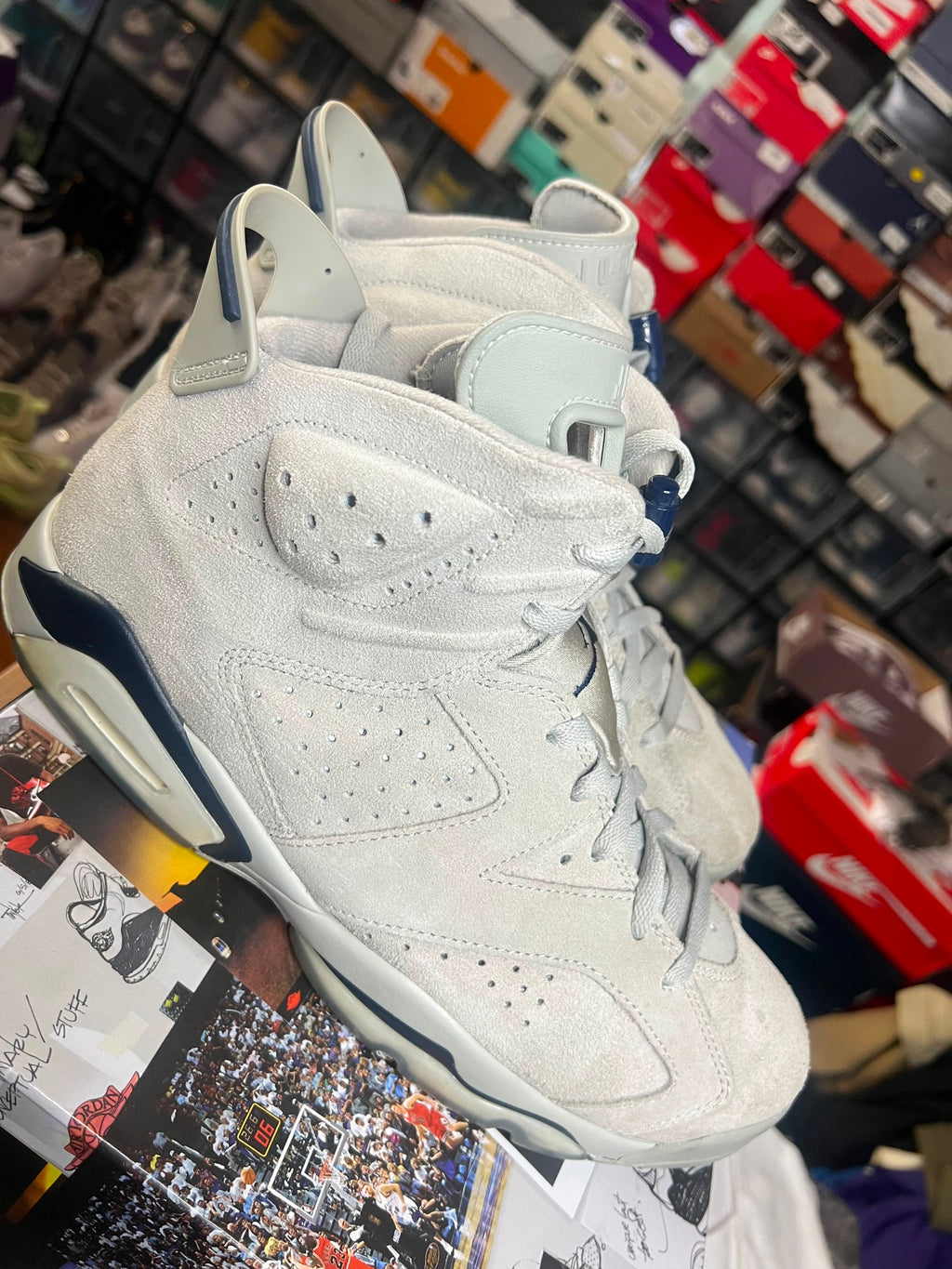 The Air Jordan 6 Retro "Georgetown" (Style Code: CT8529-012)